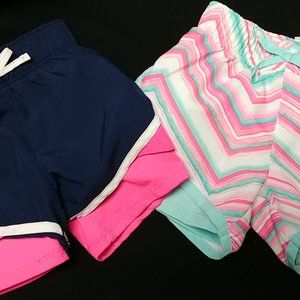 2 Pairs Oshkosh B'Gosh Athletic Double Layer Short